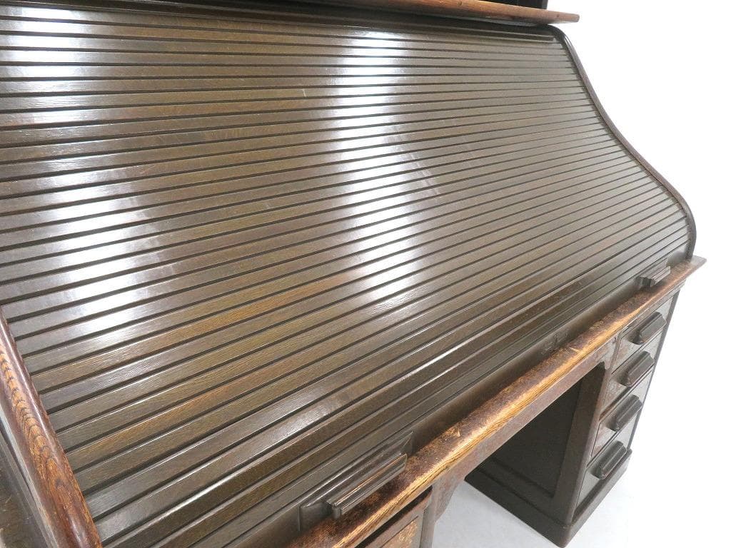 日本の古い　　書斎机　両袖机　和モダン　和製　アンティーク　店舗什器　カフェ