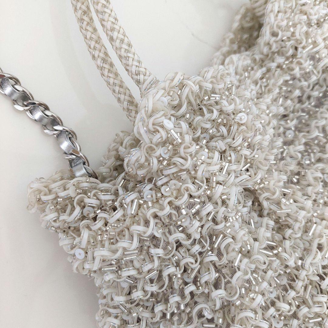 アンテプリマ ワイヤーグリッター 限定 オーロラホワイト バッグ ななめがけ