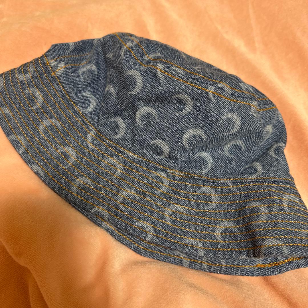 MARINE SERRE バケットハット デニム　マリーンセル　マリーンセル