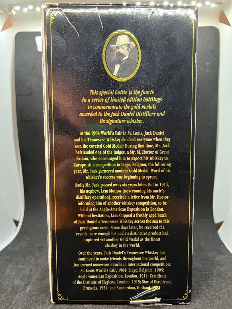 【ボトルのみ】JACK DANIEL 1914年ロンドン金メダル記念ボトル
