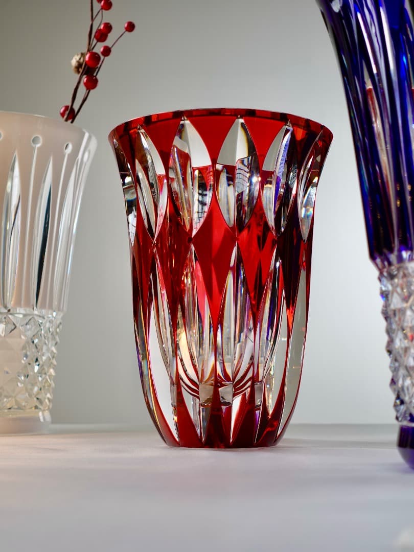 HERMES Saint Louis サンルイ 花瓶 ベース 23cm 希少