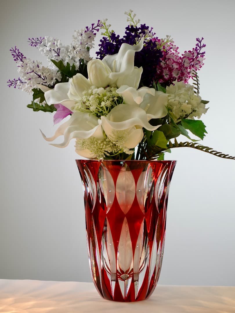 HERMES Saint Louis サンルイ 花瓶 ベース 23cm 希少