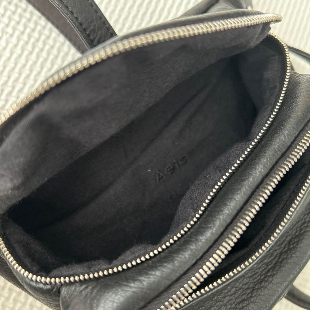 Aeta アエタ DA11 WAIST POUCH S [black]