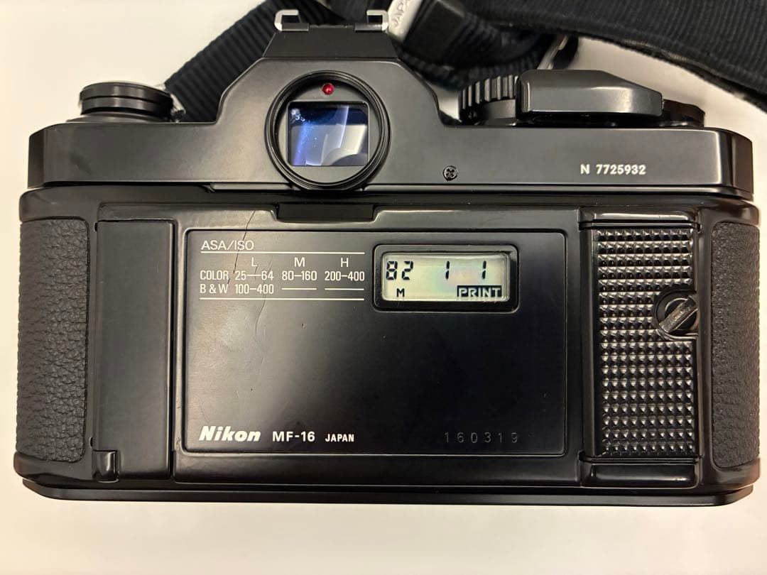 Nikon FM2 MF-16フィルム一眼レフカメラ ブラック ニコン
