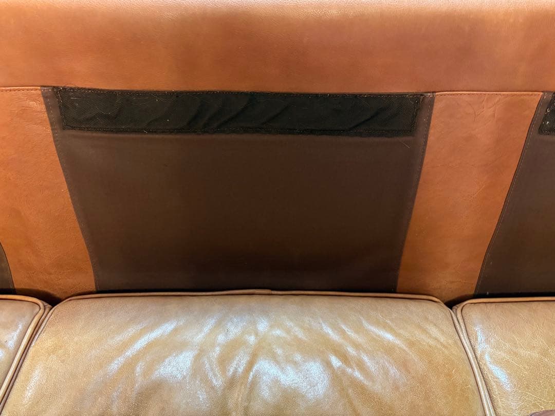 イールドELDブラウンヴィンテージレザー 3人掛けソファアクメファニチャーPFS