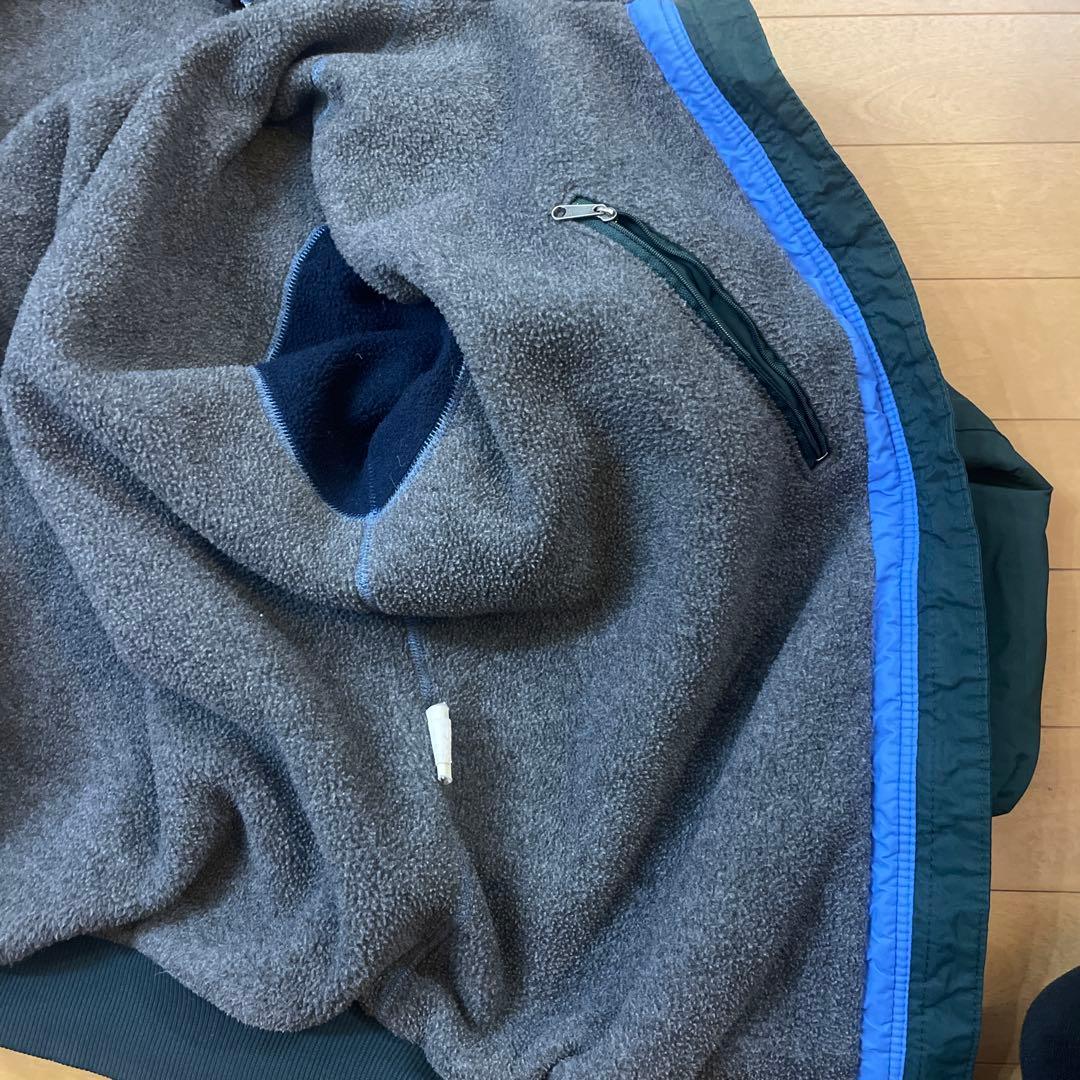 く*る様 USA製 グリーン グレー パタゴニア シェルドシンチラ