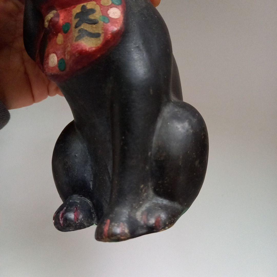 【訳あり品】招き猫　猫の置物　高さ16㎝