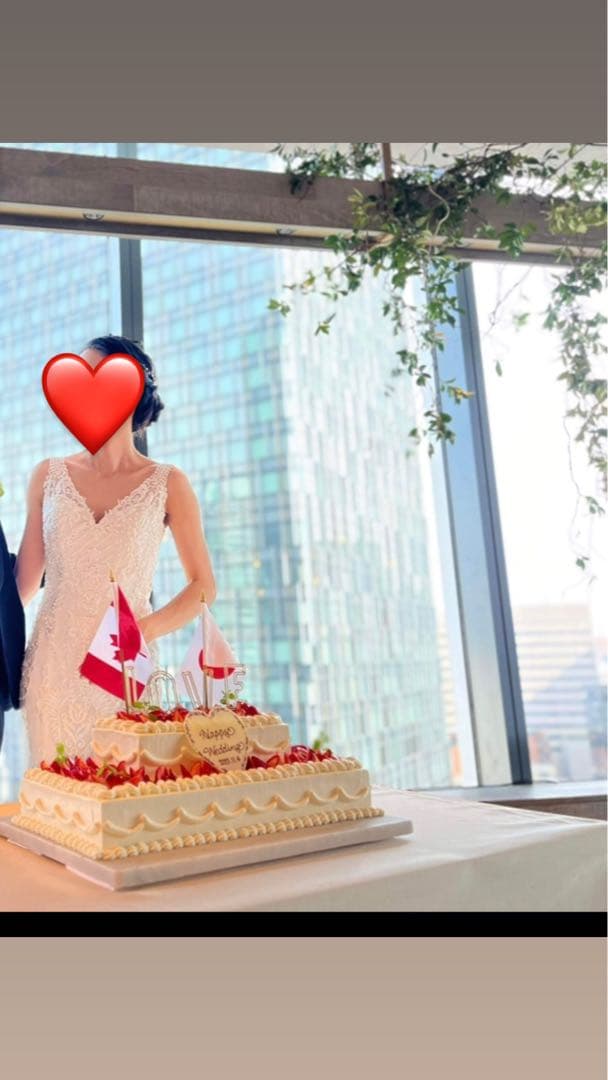 【再値下げ！！】インポート海外ウェディングドレス　size6