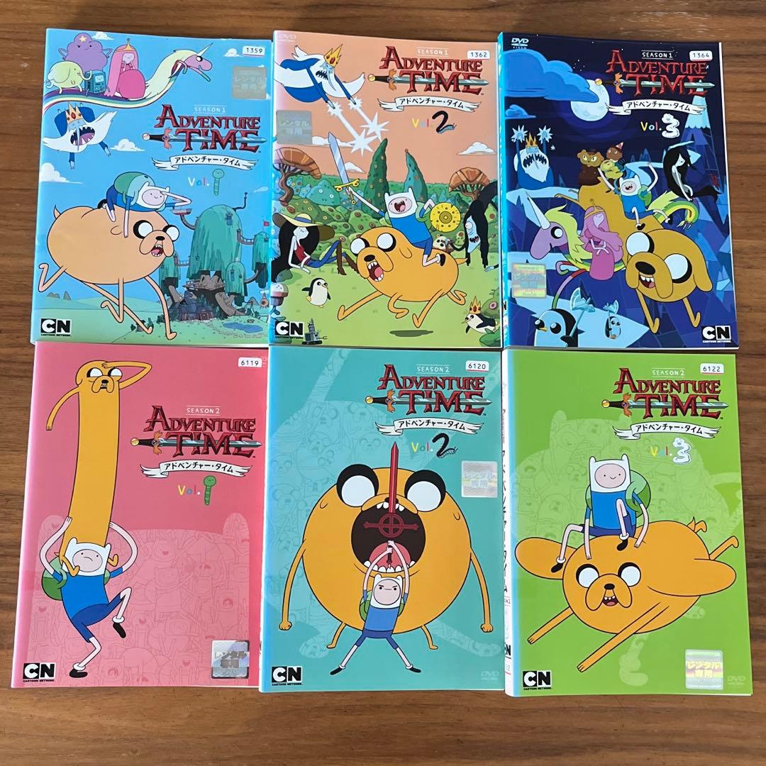アドベンチャー・タイム　1 2 3 4 DVD 12枚セット