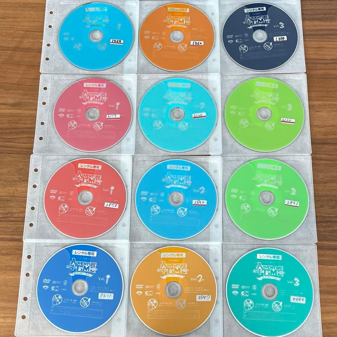 アドベンチャー・タイム　1 2 3 4 DVD 12枚セット