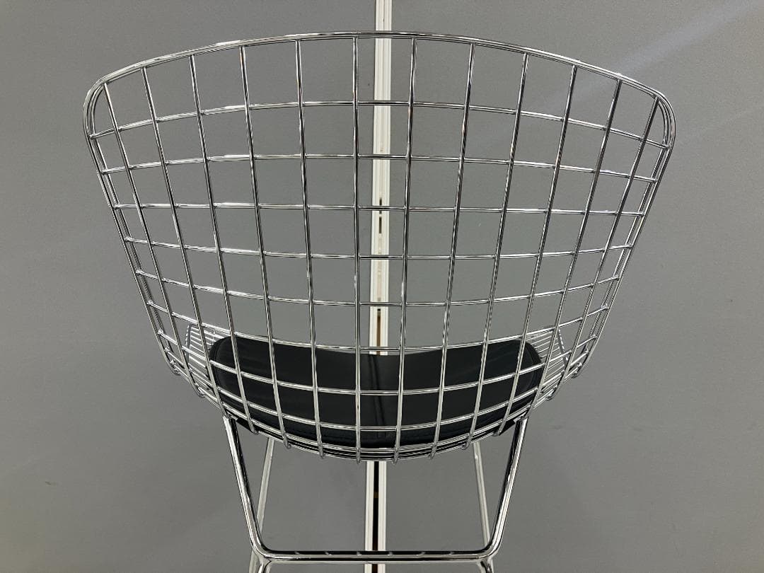 ハイチェア N plus リプロダクト ハリー・ベルトイア シルバー②