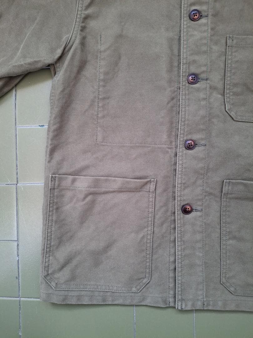 FOB FACTORY フレンチ モールスキン ジャケット サイズ2, M