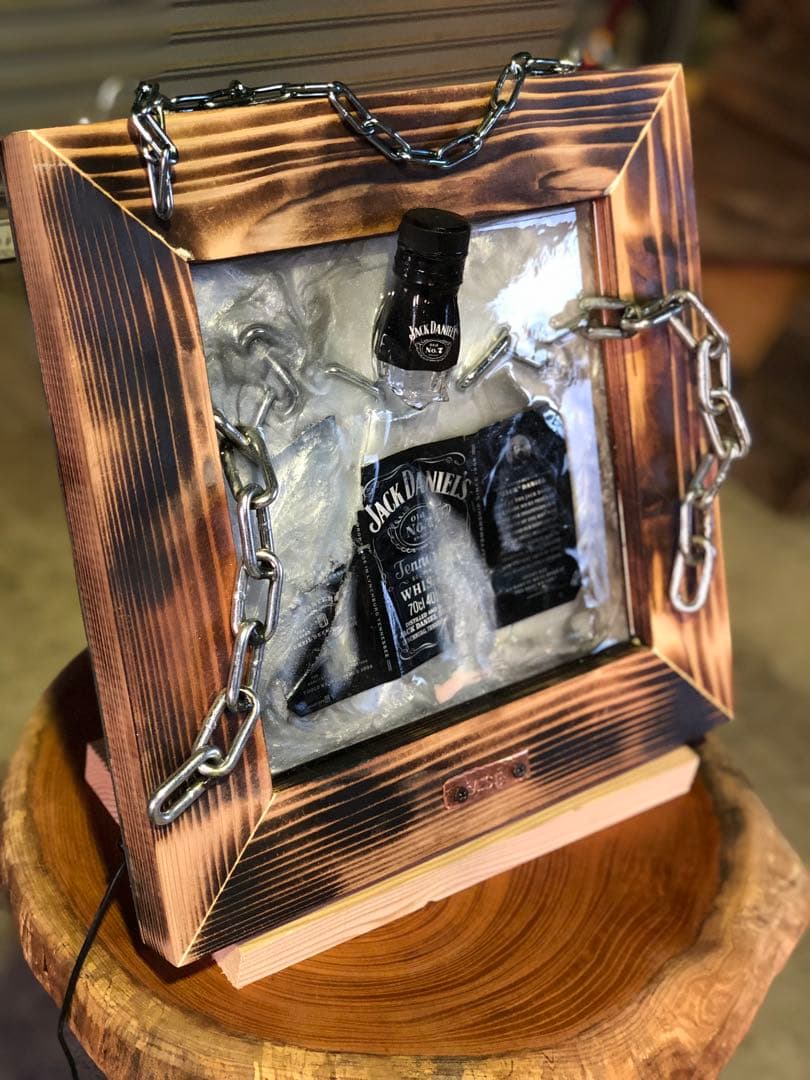 光るクラッシュアート　ジャックダニエル