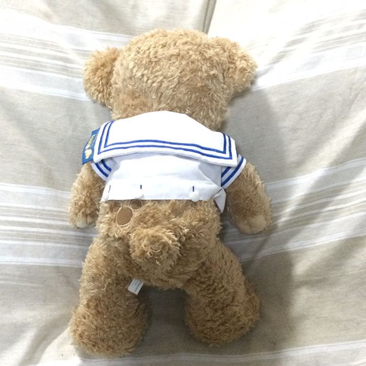 ダッフィー　白タグ　チャイナ　ビーズ入り