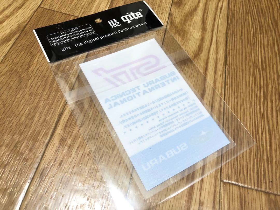 STI 展示用ステッカー(内張りステッカー)