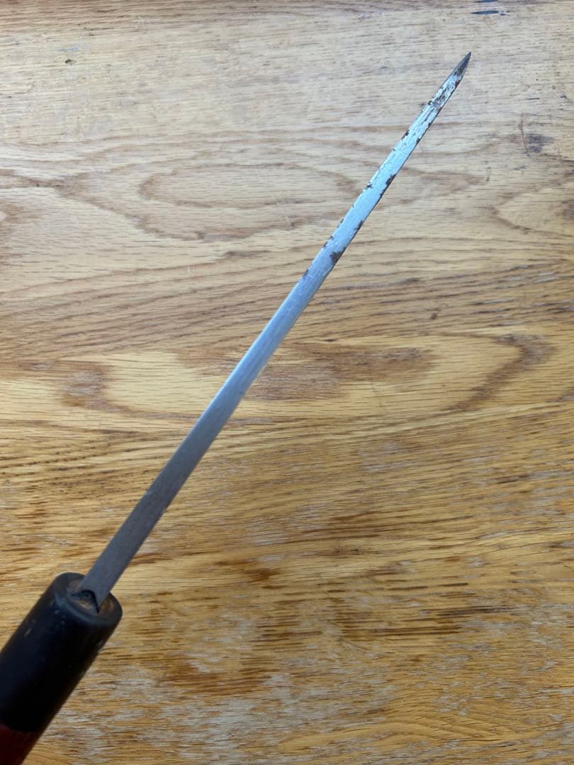 包丁　佐文　刃渡り約21cm