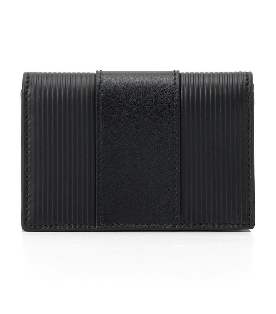 BALLY ブラックレザー 名刺入れ