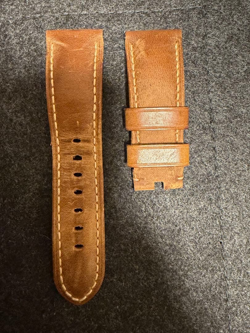 パネライ　純正カーフストラップ　47mm用