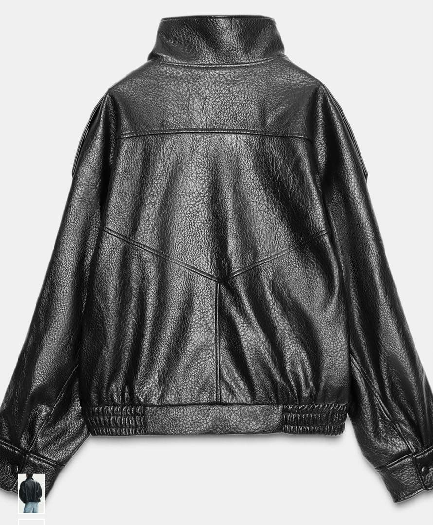 完売品！ZARA フェイクレザージャケット　XS ザラ