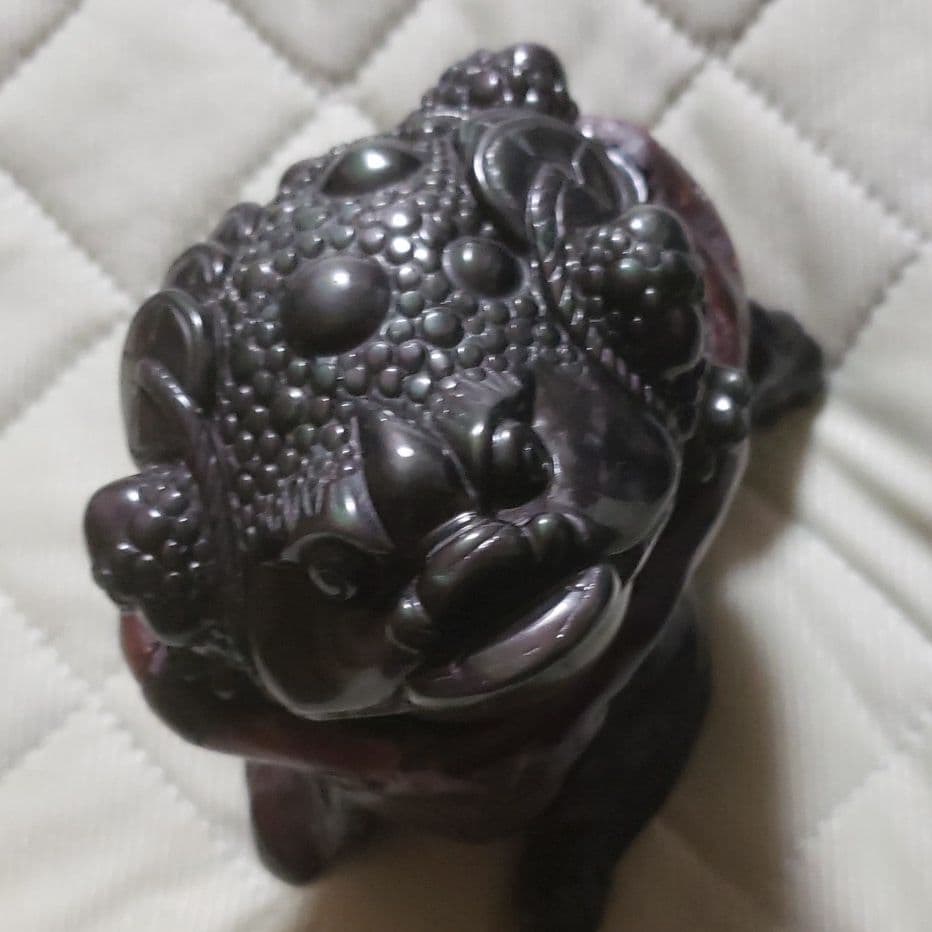 黒曜石三本脚錢蛙