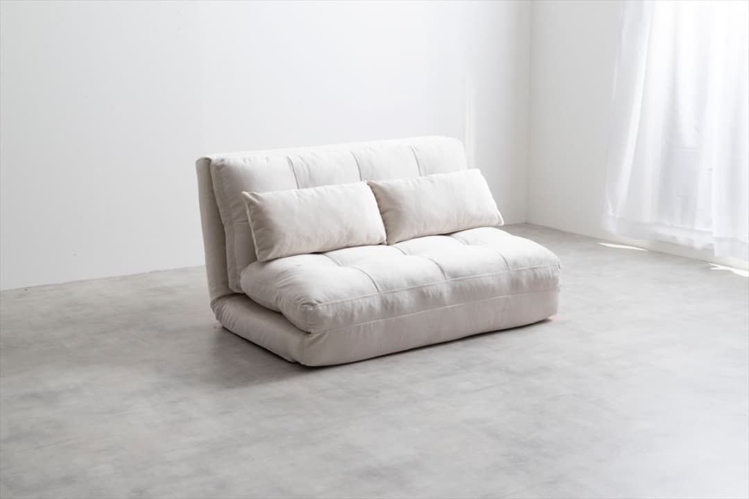 【送料無料】Lara リクライニングソファベッド 3way