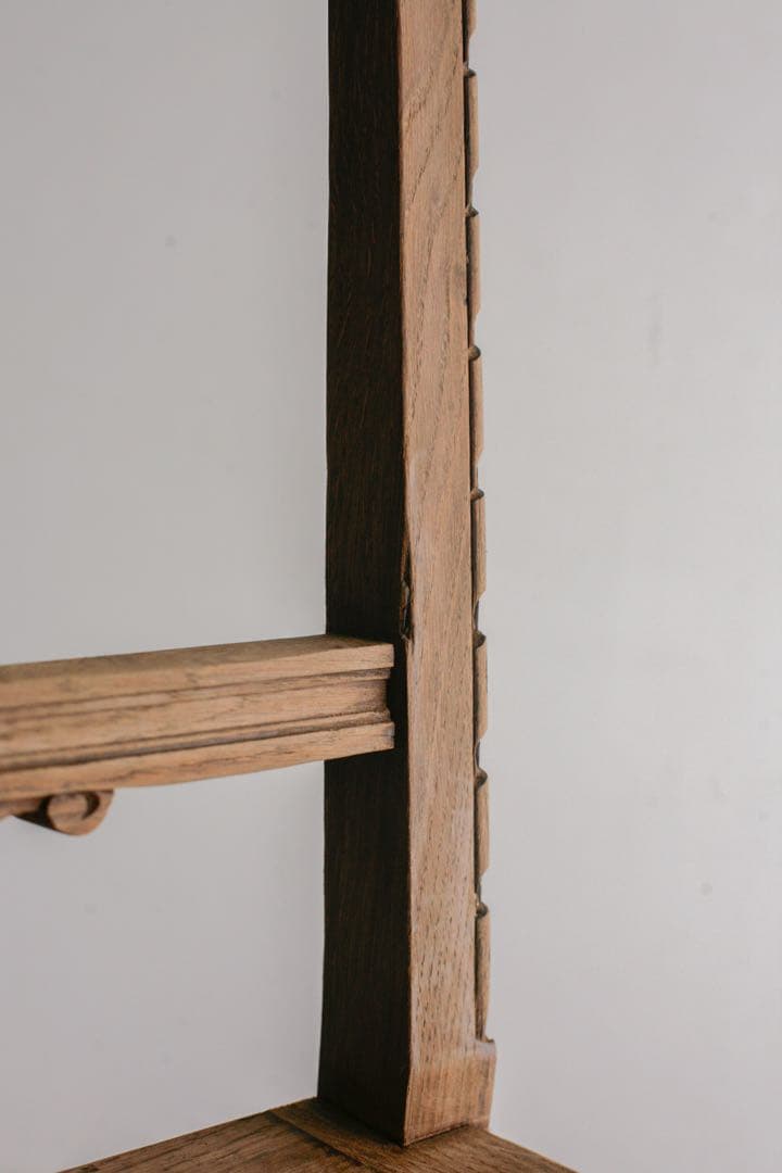 フランスアンティークチェア　ブロカント　無垢材　古家具　古道具　アンティーク家具