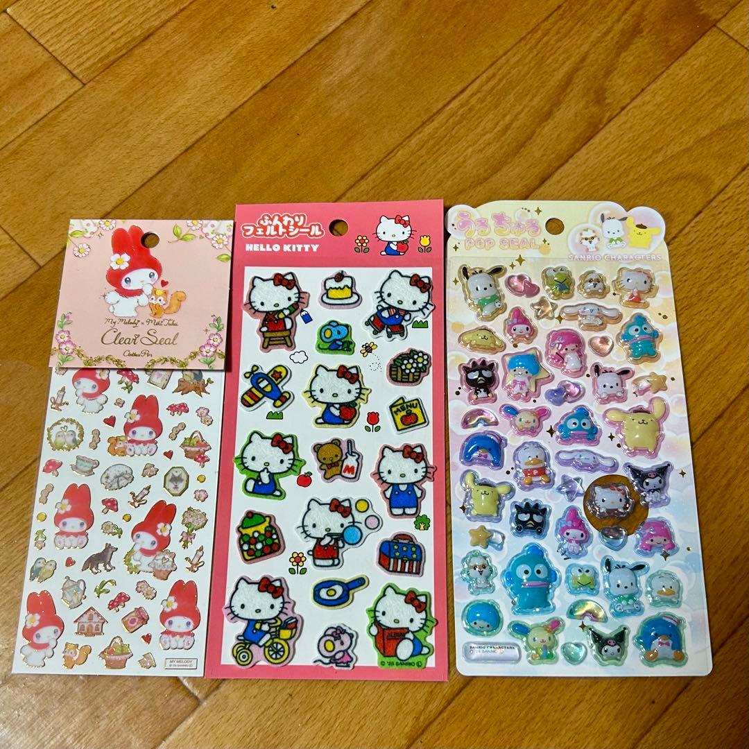 サンリオシールまとめ売り　68枚