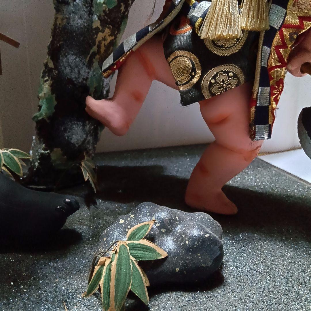 #昭和レトロ　金太郎 五月人形 　　　ケース無し　約65年前 　古い節句人形