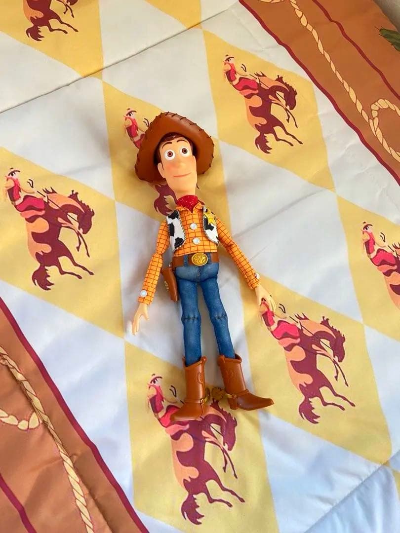 トイストーリーコレクション　ウッディ＆アンディのベッドカバー枕カバーのセット