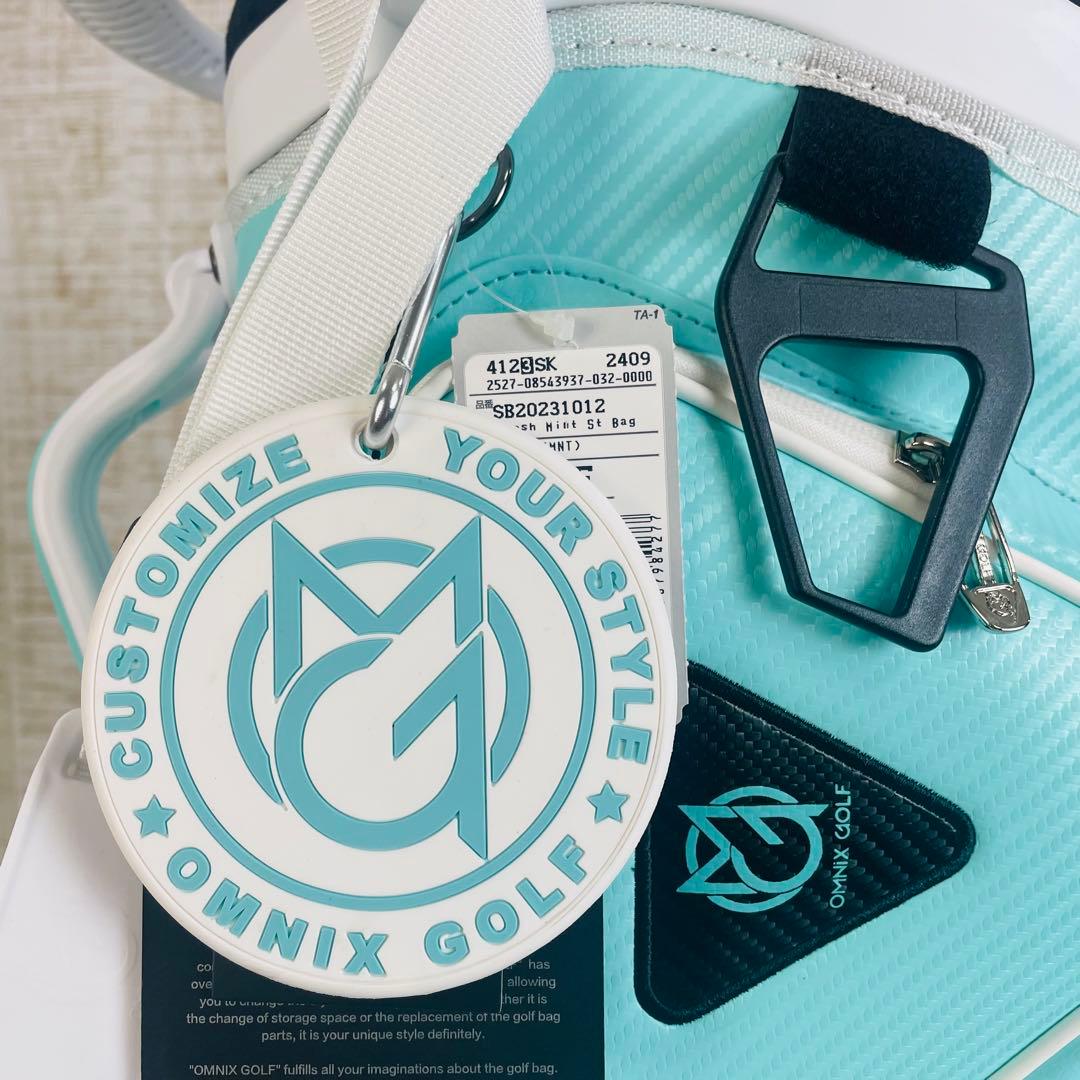 【新品】OMNIX GOLF オムニックスゴルフ キャディバッグ　ミント