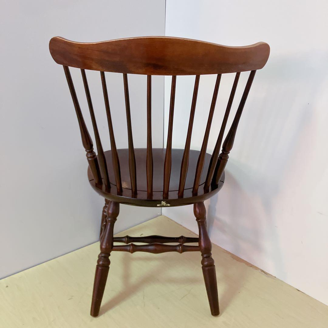 KASHIWA 柏木工　ウィンザーチェア　1脚　ダイニングチェア　木製チェア　①