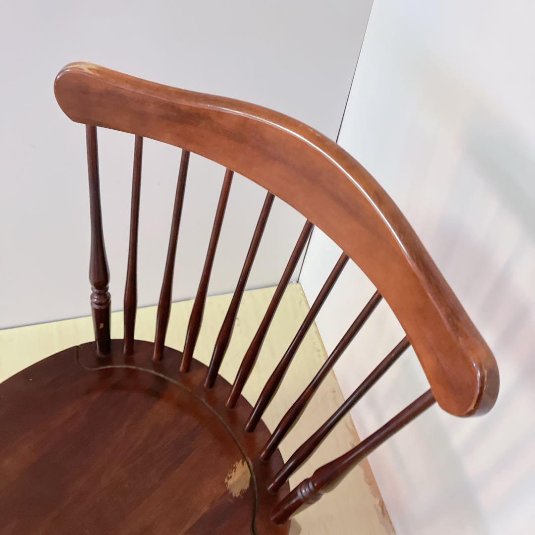 KASHIWA 柏木工　ウィンザーチェア　1脚　ダイニングチェア　木製チェア　①