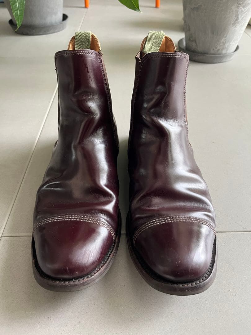 大値下げ！SANDERSサンダースチェルシーサイドゴアブーツ定価72600