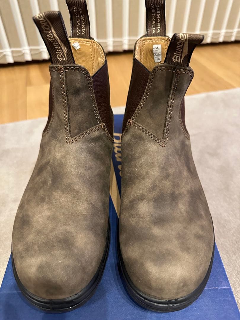 Blundstone ブラウン サイドゴアブーツ