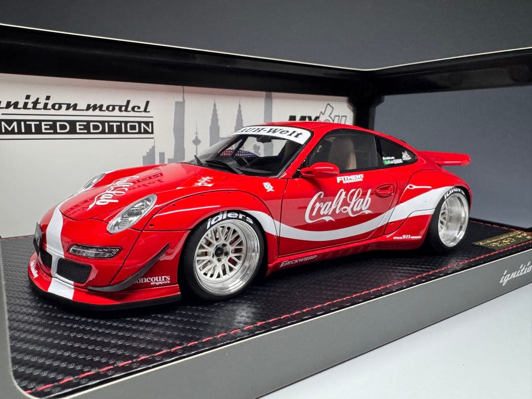 IG 1/18 RWB 997 次元 レッド 3861