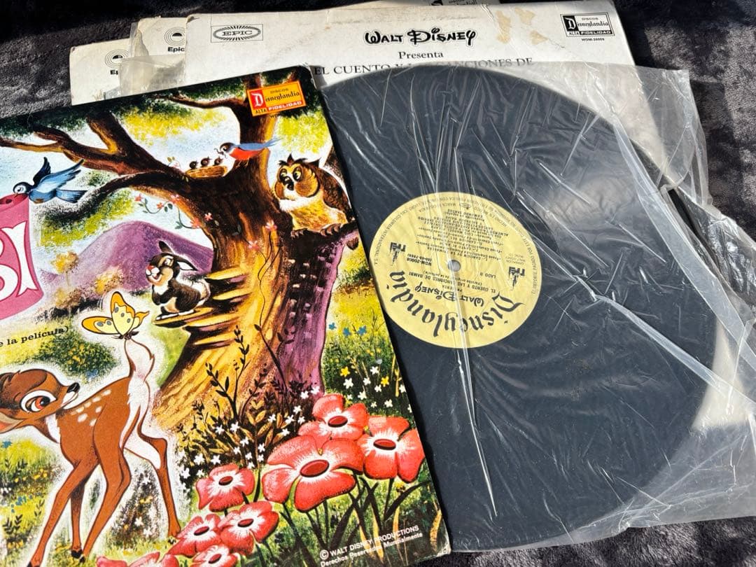 ディズニー ヴィンテージレコード スペイン語版 4枚セット