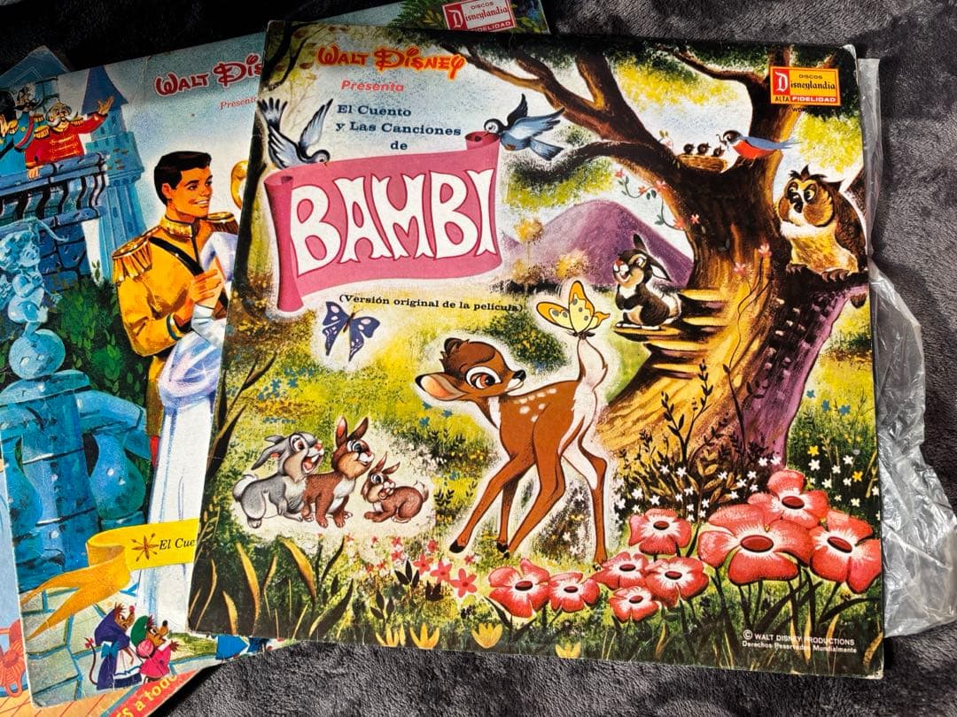 ディズニー ヴィンテージレコード スペイン語版 4枚セット