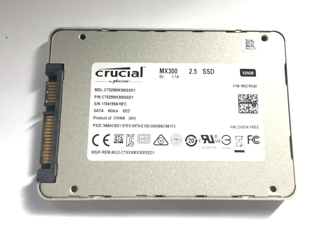 ③-WA348-Crucial SATA 525GB SSD 2.5 1点