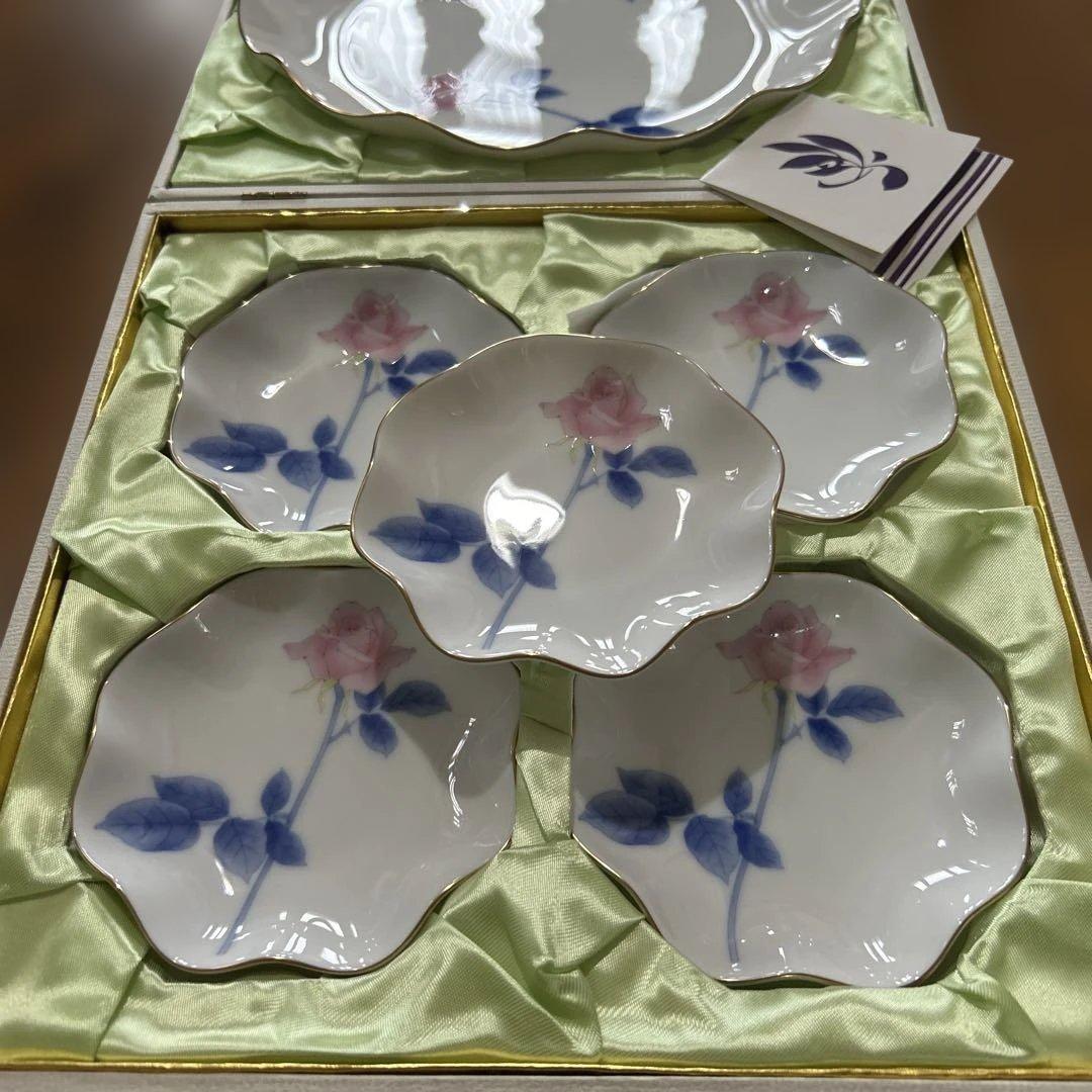 香蘭社　イングリッシュローズ　パーティー皿