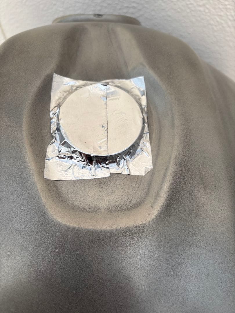 GB350/S アルミタンク風ステンレスコート塗装