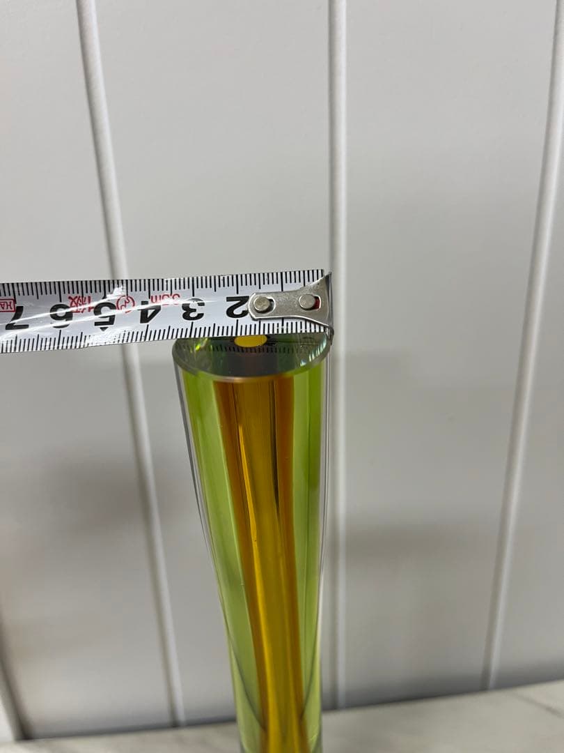 ガラス フラワーベース 花瓶　スペースエイジ　グラデーション