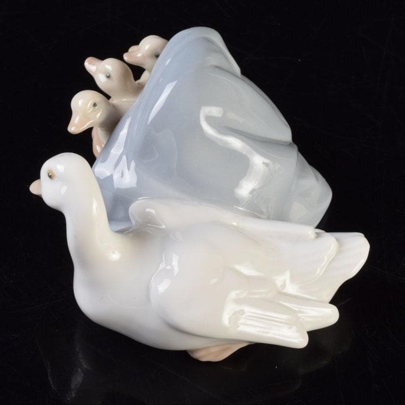 リヤドロ　LLADRO　アヒルの親子　置物　箱付　C　8710