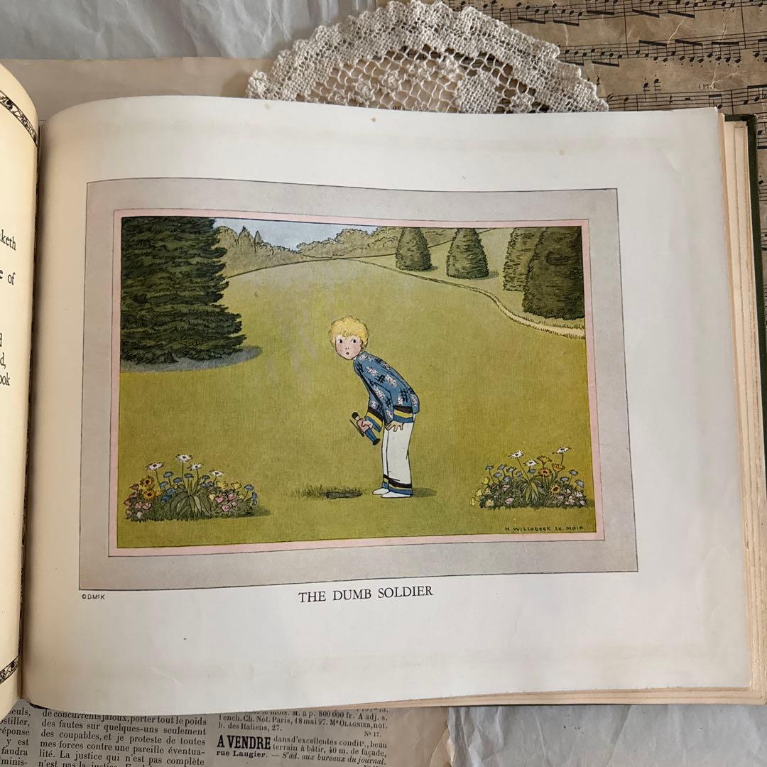 1926年アンティーク美しい絵本フランス　洋書ジャンクジャーナル古書ルメール