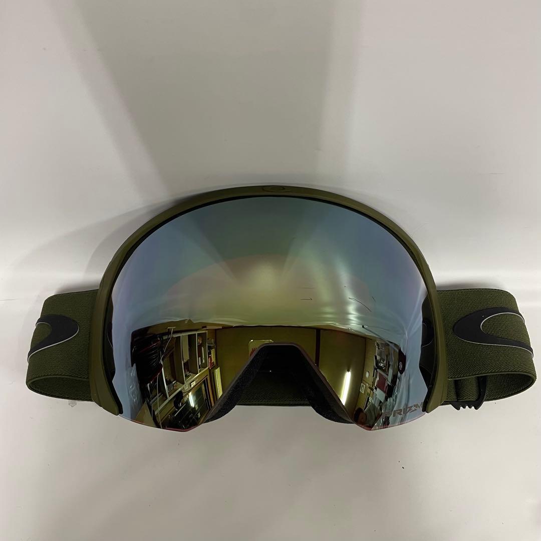 OAKLEY フライトパス L プリズム　スノーゴーグル カーキ
