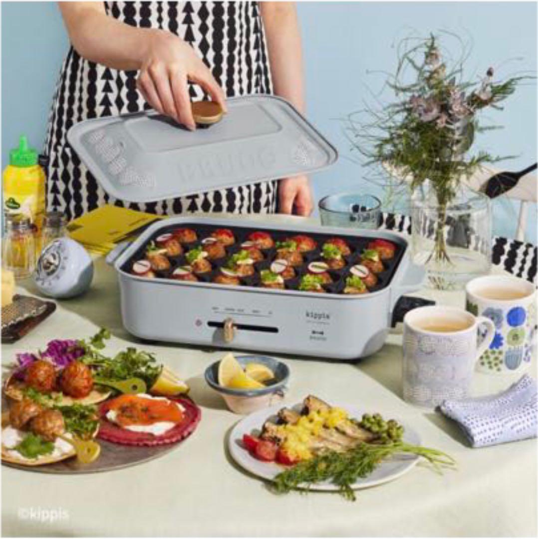 新品未使用　BRUNOコンパクトホットプレート・セラミックコート鍋セット