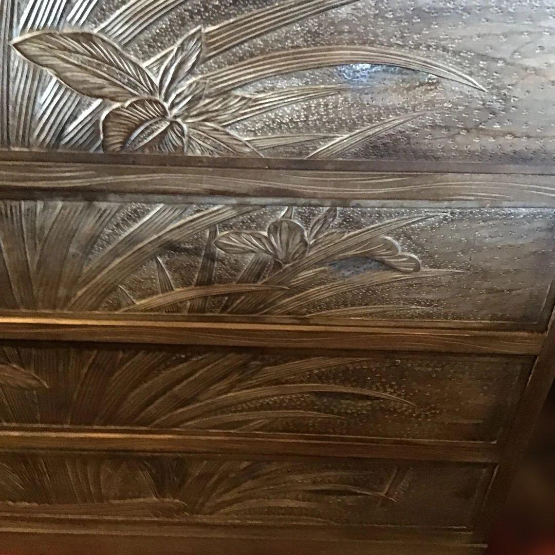 アンティーク軽井沢彫り 箪笥　収納　家具