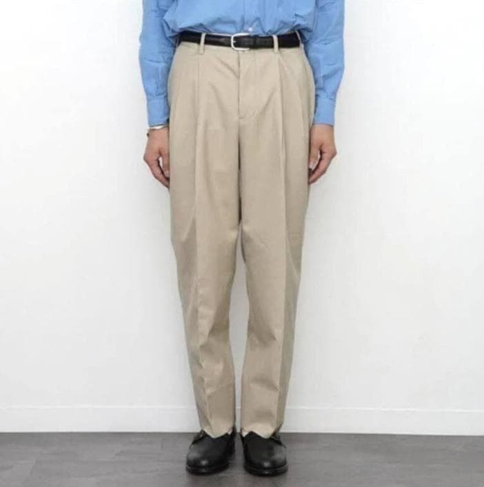 定価4.2万 MAATEE&SONS 俺CHINO COTTON 風通織