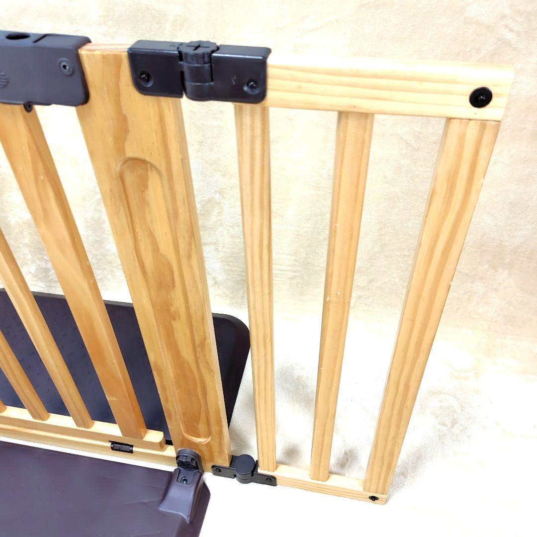 日本育児 ニホンイクジ おくだけドアーズ Мサイズ 木製 ベビーゲート 赤ちゃん