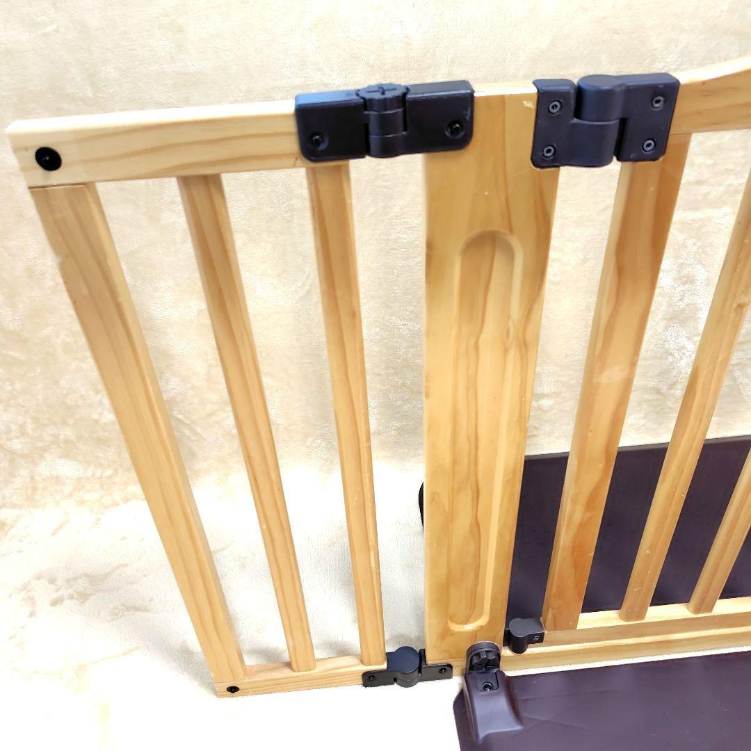 日本育児 ニホンイクジ おくだけドアーズ Мサイズ 木製 ベビーゲート 赤ちゃん