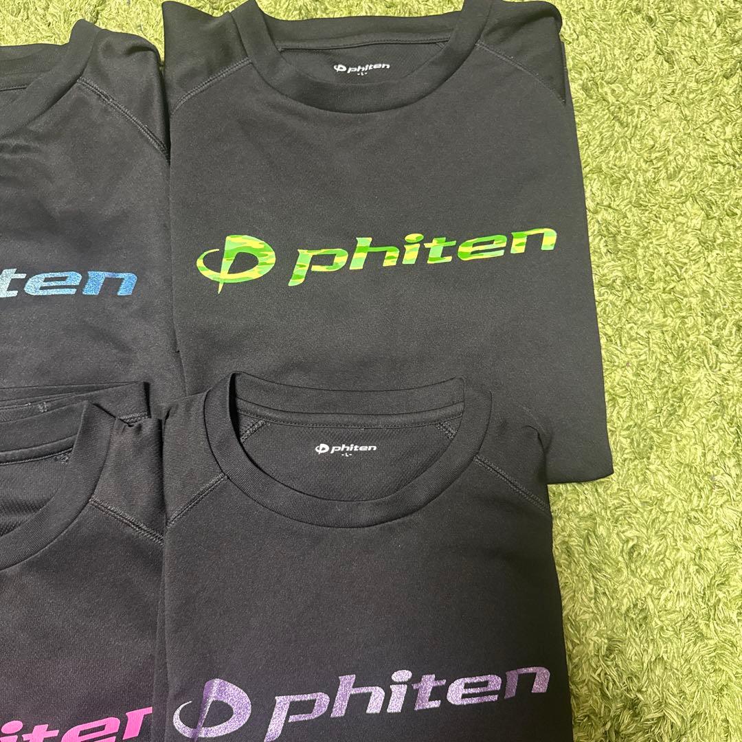 phiten スポーツシャツ 半袖 Lサイズ6枚セット